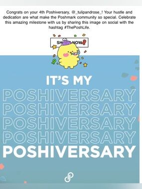 It’s My 4th Poshiversary!! 🎉